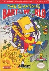 The Simpsons: Bart vs. the World - NES - Copertina