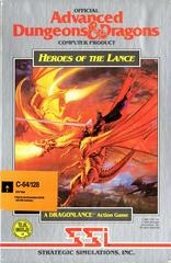 Advanced Dungeons & Dragons: Heroes of the Lance - Commodore 64 - Copertina