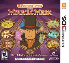 Professor Layton and the Miracle Mask - Nintendo 3DS - Copertina