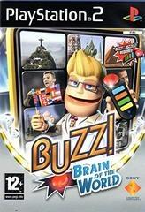 Buzz!: Brain of the World - PAL Playstation 2 - Copertina