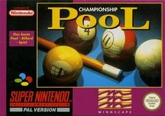 Championship Pool - PAL Super Nintendo - Copertina