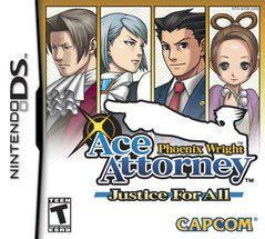 Phoenix Wright: Ace Attorney - Justice for All - Nintendo DS - Copertina