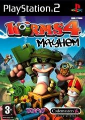 Worms 4: Mayhem - PAL Playstation 2 - Copertina