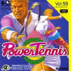 Power Tennis - JP PC Engine - Copertina