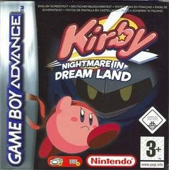 Kirby: Nightmare in Dream Land - PAL GameBoy Advance - Copertina
