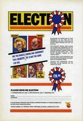 The Election Game - Commodore 64 - Copertina